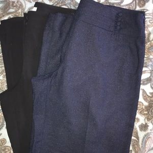 14p dress pants black and navy